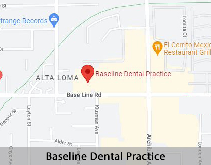 Map image for Orthodontist in Rancho Cucamonga, CA